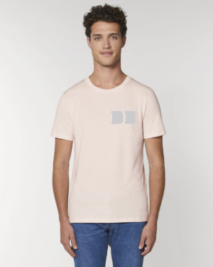Dutch Bargain DB Shirt Unisex 2021  Pastelroze met Blauw - Dutch Bargain
